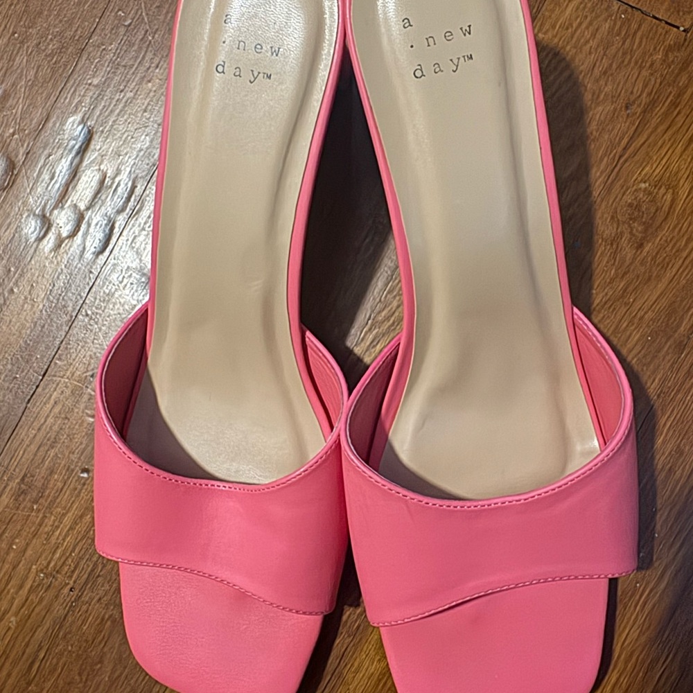 Target A New Day Pink Slide Heels